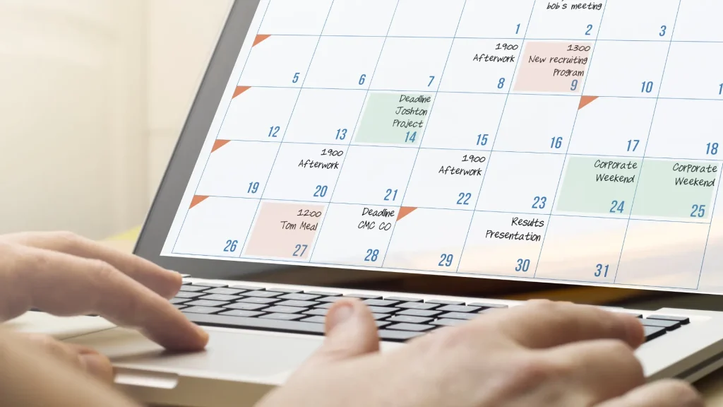 SEO content calendar