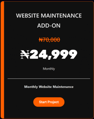 Website Maintenance Add-on
