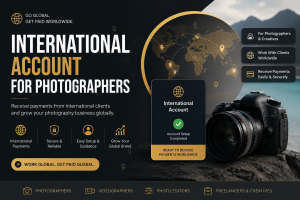 International Payment Account for Photographers & Creatives - Setup